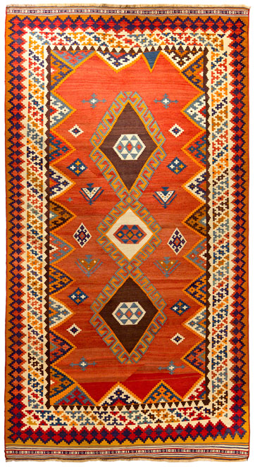 Colorful Qashqai Kilim