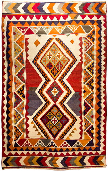 Colorful Qashqai Kilim