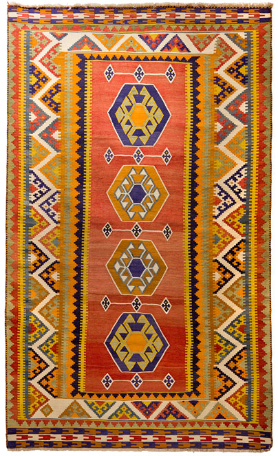 Colorful Kashkay Kilim